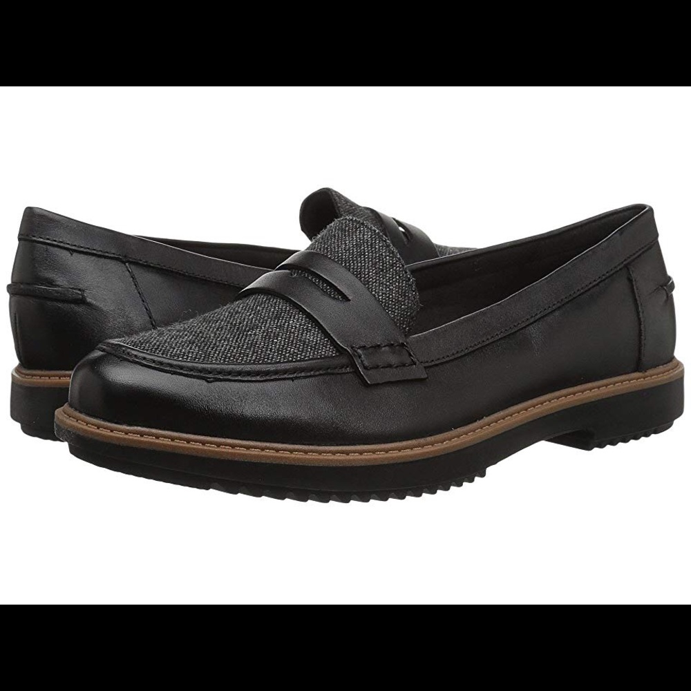 Women's Clarks Raisie Eletta Leather Loafer 9.5